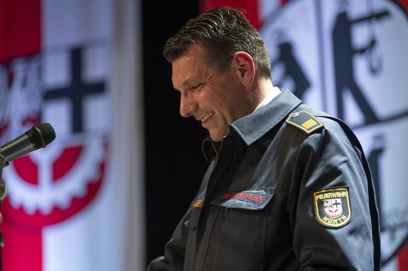 Michel Mund, Leiter der Hürther Feuerwehr.