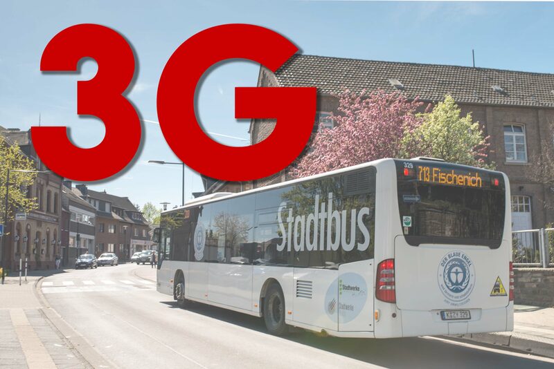 3G in Stadtbussen