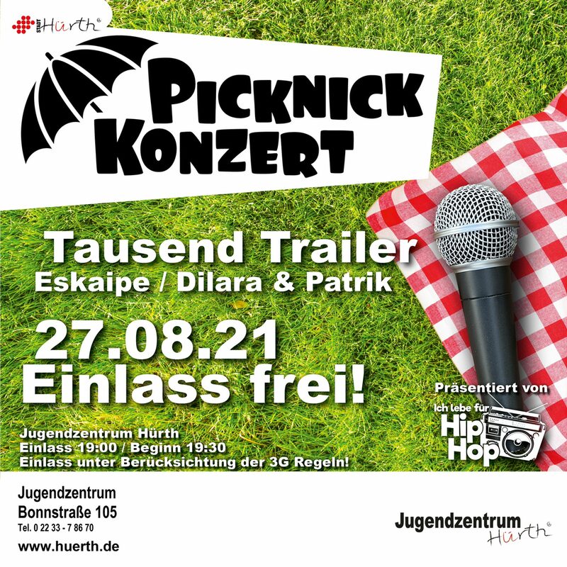 Picknick-Konzert am 27.08.2021