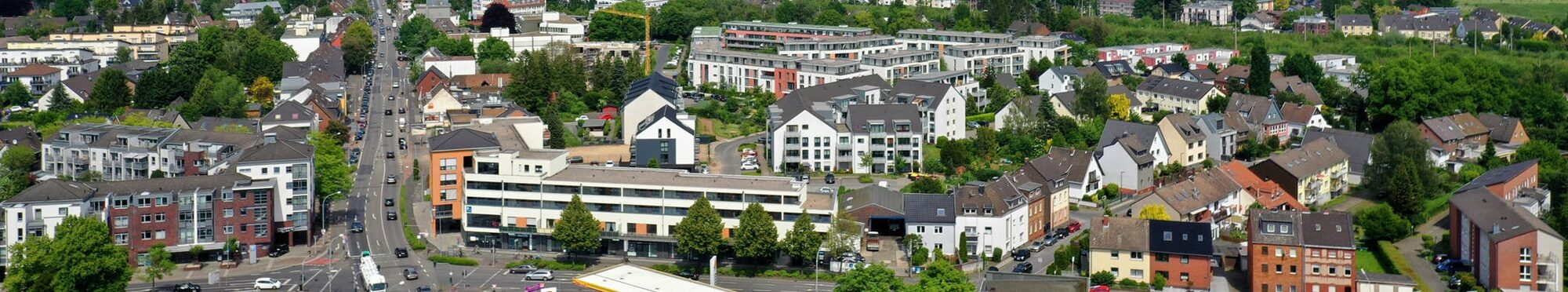 Luftbild Blick von der Luxemburger Straße Richtung Köln.
