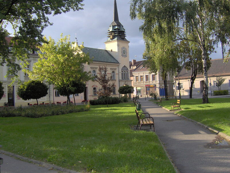 Skawina: Rathaus und Marktplatz