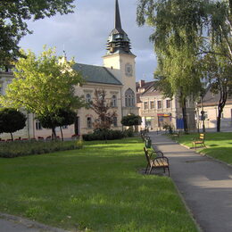 Skawina: Rathaus und Marktplatz