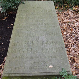 Grab von Johann Peter Weygold auf dem Stotzheimer Friedhof
