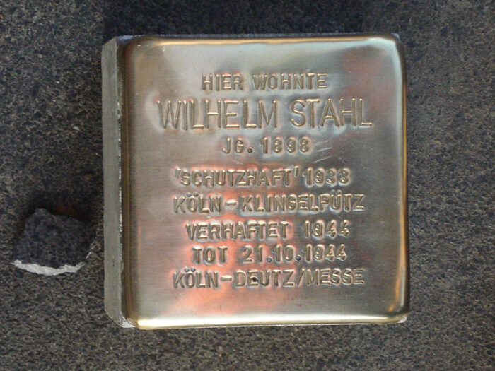 Stolperstein Wilhelm Stahl