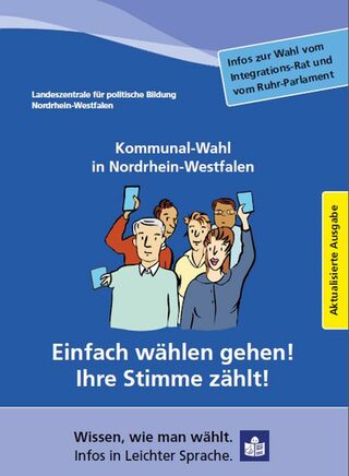 Broschüre leichte Sprache für Kommunal- und Integrationswahl 2020