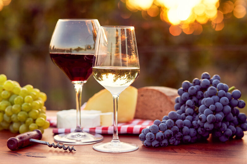 Foto: Wein und Trauben